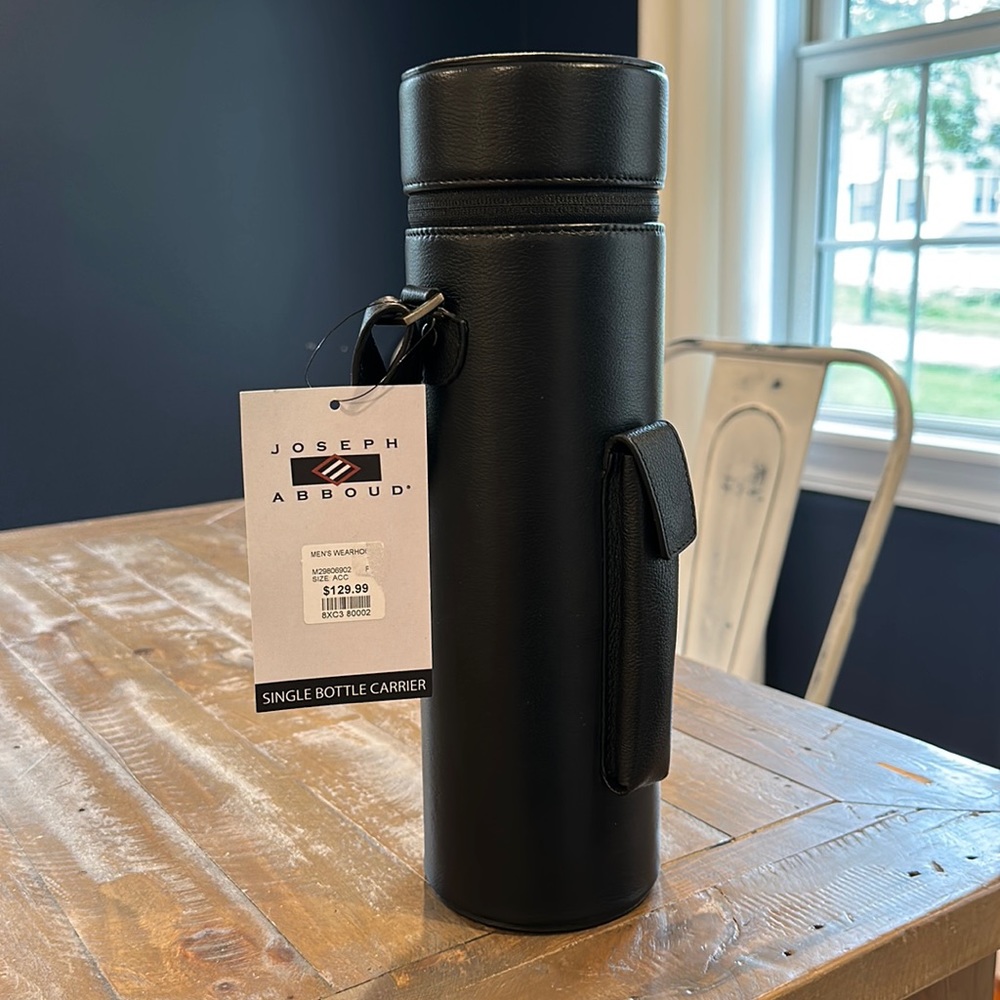 Leather Singular Wine Bottle Holder